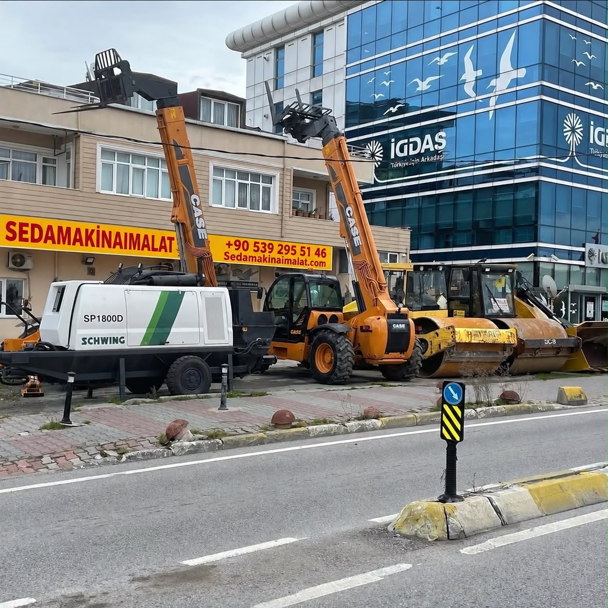 Machinery outside SEDA Makina premises